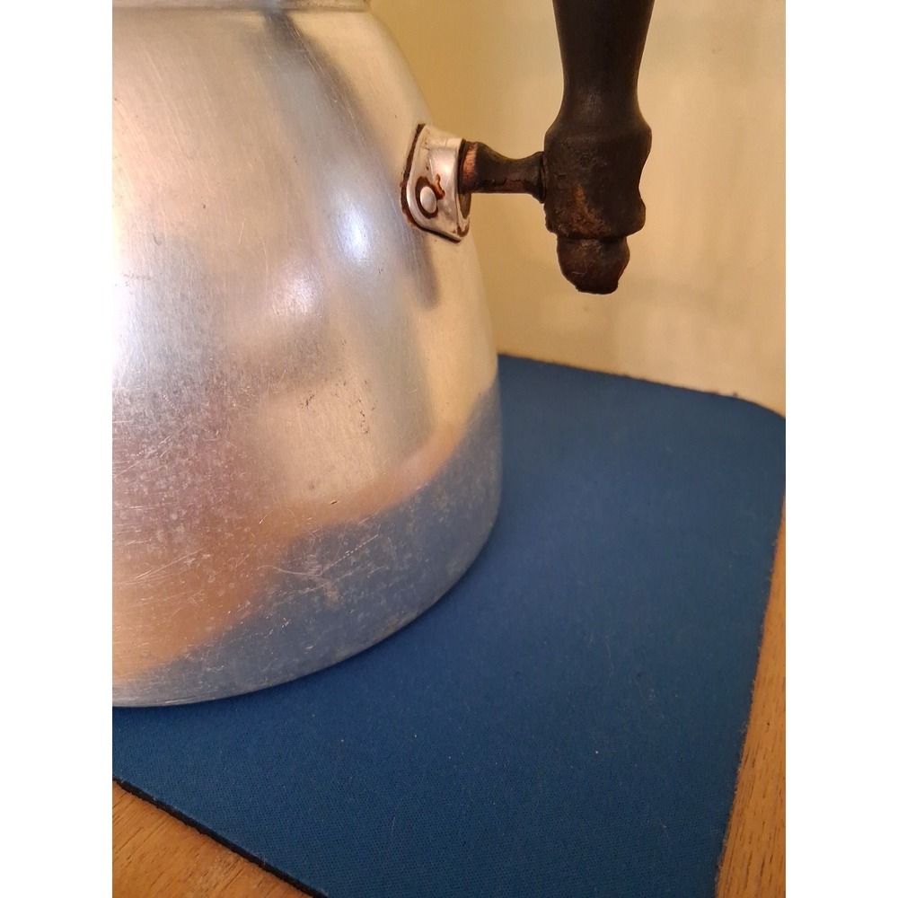 WearEver 1902 Aluminum Vintage Coffee Pot with Filter Basket Percolator Tube Lid - Picture 9 of 11